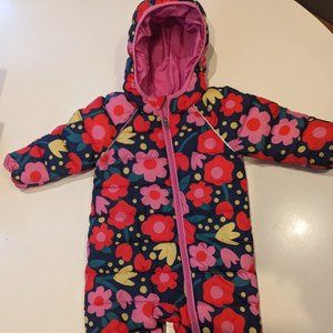 Hanna Andersson Printed Snowsuit (6-12 months) - like new!